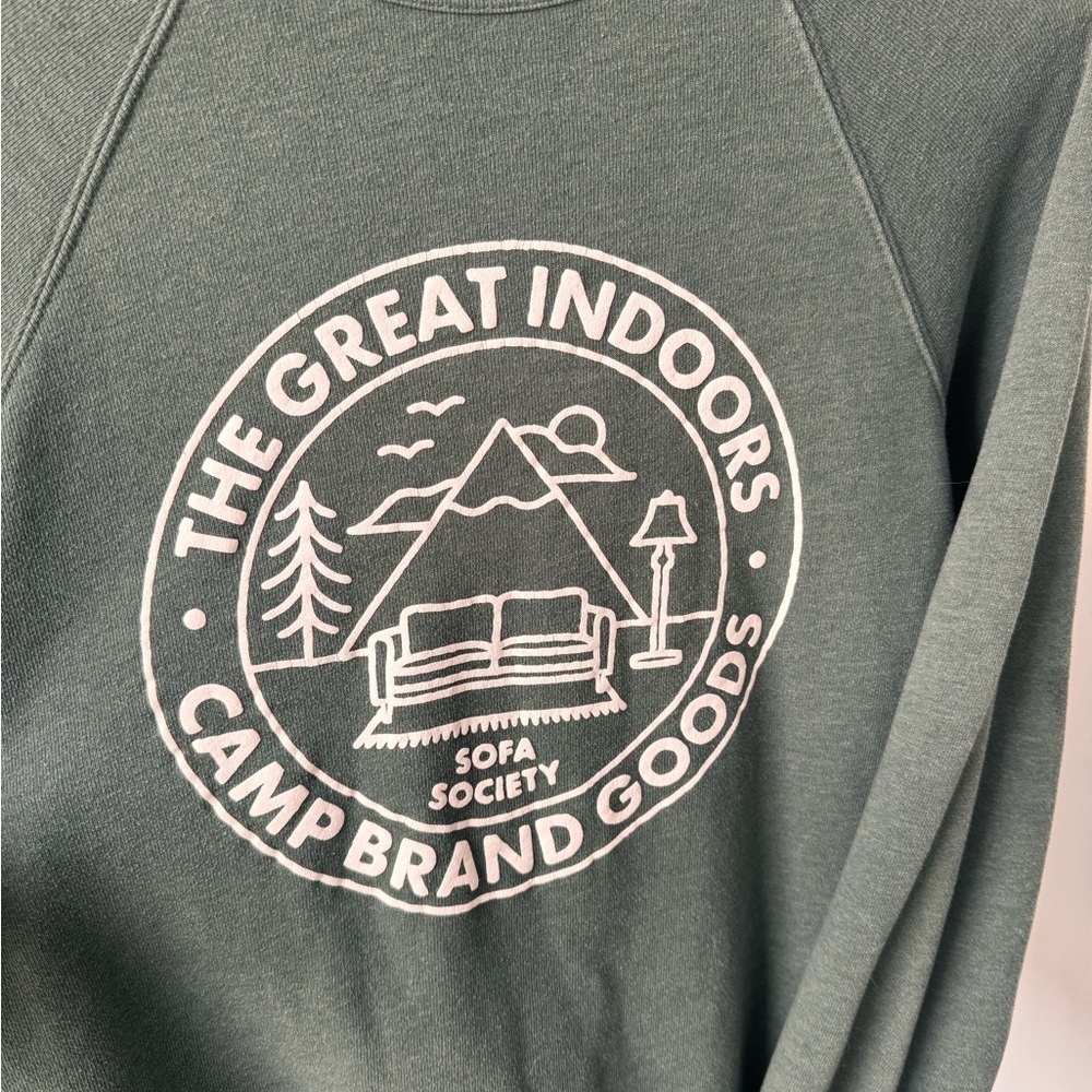 CAMP BRAND Fleece Lined Sweater | Spruce Green | Women’s Medium | Super Soft - Picture 3 of 7